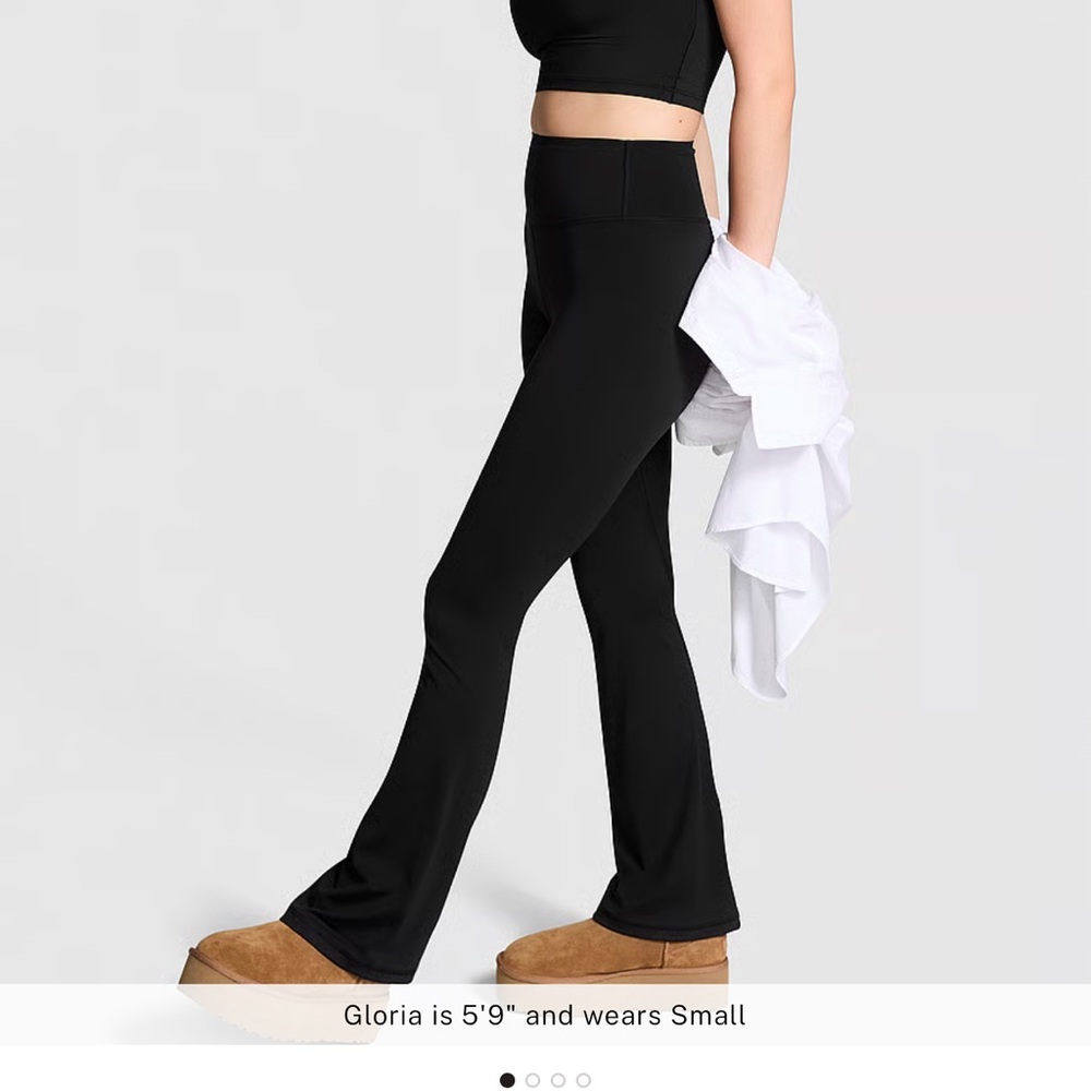 Pink relay flare leggings XL BLACK NWT